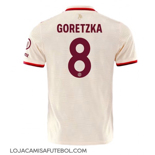 Camisa de Futebol Bayern Munich Leon Goretzka #8 Equipamento Alternativo 2024-25 Manga Curta